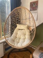 Hangstoel Xenos kleur Naturel, Huis en Inrichting, Stoelen, Ophalen, Overige kleuren, Zo goed als nieuw, Riet of Rotan