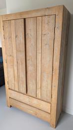 (Kleding)kast jeugd steigerhout, Ophalen, Gebruikt, Kast, 50 tot 70 cm