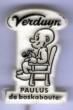 Paulus de bos kabouter Verduin zwart op wit speldje( T_077 ), Verzamelen, Speldjes, Pins en Buttons, Verzenden, Zo goed als nieuw