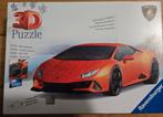 3D Puzzle Lamborghini Huracan EVO, Ophalen, Meer dan 50 stukjes, Zo goed als nieuw, 6 jaar of ouder