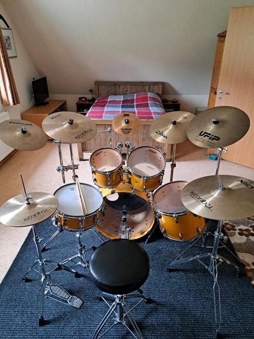 Pearl Masters Studio drumstel compleet, Muziek en Instrumenten, Drumstellen en Slagwerk, Gebruikt, Pearl, Ophalen