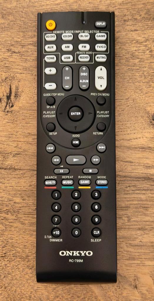 Onkyo RC-799M Afstandsbediening - Origineel, Audio, Tv en Foto, Afstandsbedieningen, Gebruikt, Origineel, Receiver of Versterker