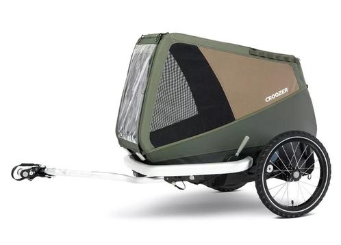 Croozer Hondenfietskar, Fietsen en Brommers, Fietsaccessoires | Aanhangers en Karren, Nieuw, Hondenkar, 40 tot 60 kg, Vering, Opvouwbaar