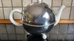 Theepot in chroom jasje, VAN NELLE vintage, Antiek en Kunst, Antiek | Servies los, Ophalen of Verzenden