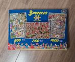 Jan van Haasteren puzzels 3 dozen, Hobby en Vrije tijd, Denksport en Puzzels, Ophalen of Verzenden, 500 t/m 1500 stukjes, Zo goed als nieuw