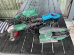 Vier stuks elektrisch gereedschap, Ophalen, Gebruikt, 1200 watt of meer, Bandschuurmachine