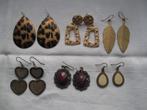 6 paar oorbellen stekers hangers vintage goede staat, Ophalen of Verzenden, Zo goed als nieuw, Overige materialen