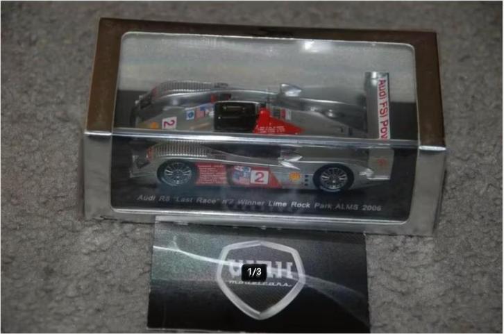 SALE !! 1:43 AUDI R8 LIME ROCK 2006 SPARK S0677 WRH, Hobby en Vrije tijd, Modelauto's | 1:43, Zo goed als nieuw, Auto, Overige merken
