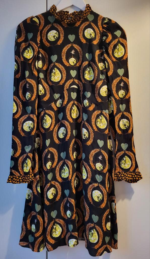 Temperley London jurk in maat 36 Nieuwstaat, Kleding | Dames, Jurken, Zo goed als nieuw, Maat 36 (S), Zwart, Boven de knie, Ophalen of Verzenden