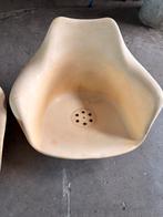 2 Vintage Saarinen Kuip Design, Kunststof, Gebruikt, Twee, Overige kleuren
