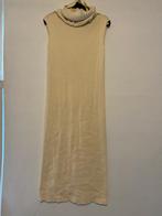 Zara Geribbelde Coltrui Jurk maat S / 36, Beige, Ophalen of Verzenden, Zo goed als nieuw, Maat 36 (S)