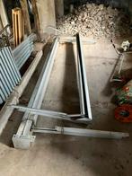 2 zonneschermen, handbediening, Tuin en Terras, Zonneschermen, Ophalen, Gebruikt, 150 tot 300 cm, 250 cm tot 450 cm