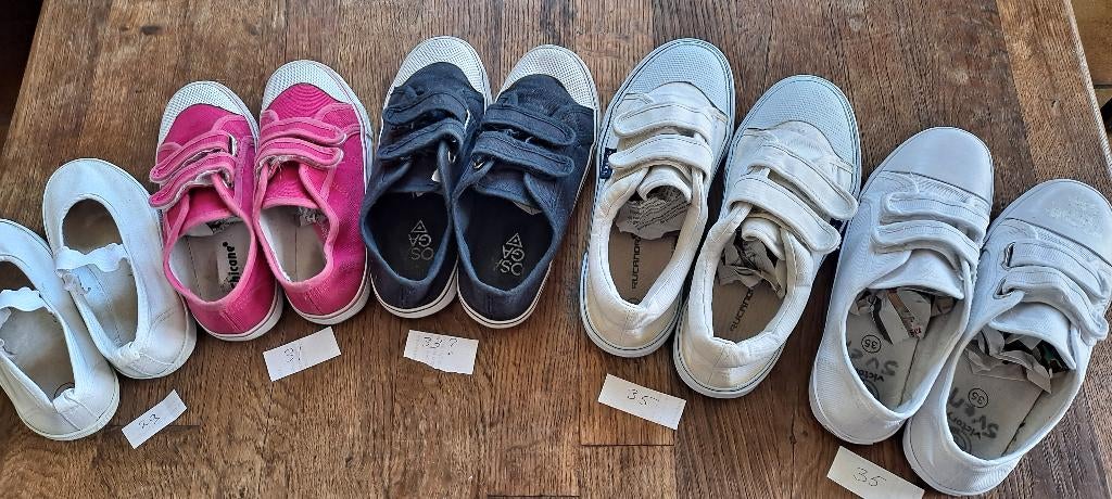 Gymschoentjes maat 29,31,33,35, Kinderen en Baby's, Kinderkleding | Schoenen en Sokken, Gebruikt, Ophalen of Verzenden, Diverse