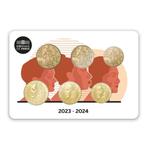 Frankrijk 10-20-50 ct met nieuw ontwerp coincard BU 2024, Postzegels en Munten, Munten | Europa | Euromunten, 2 euro, Setje, Frankrijk