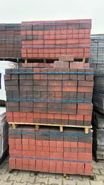 Beton kei klinker, 8 cm rood zwart, Klinkers, Nieuw, Ophalen of Verzenden, 10 m² of meer