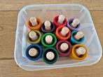Grapat – 12 Nins Poppetjes, Bakjes, Kinderen en Baby's, Speelgoed | Houten speelgoed, Ophalen of Verzenden, Zo goed als nieuw