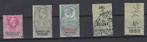 Engeland Fiscaal (5x), Ophalen of Verzenden, Gestempeld