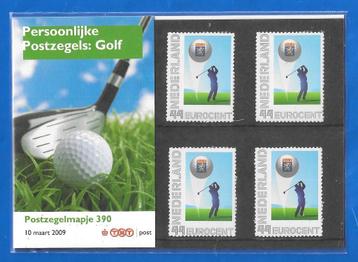 Postzegelmapje 390 - Persoonlijke Postzegels: Golf 2009   beschikbaar voor biedingen
