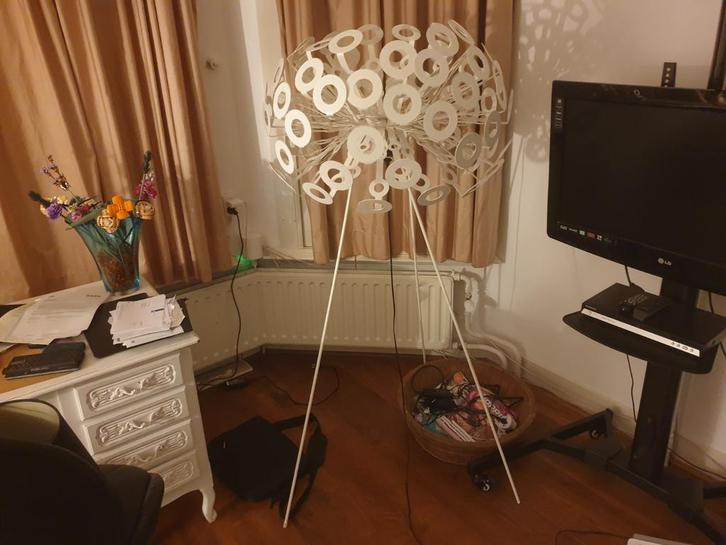 Moooi Design Lamp - Eyecatcher!, Huis en Inrichting, Lampen | Vloerlampen, Zo goed als nieuw, 150 tot 200 cm, Kunststof, Metaal