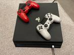 Playstation 4 PRO 1TB + 2 controllers, Spelcomputers en Games, Spelcomputers | Sony PlayStation 4, Ophalen, Zo goed als nieuw