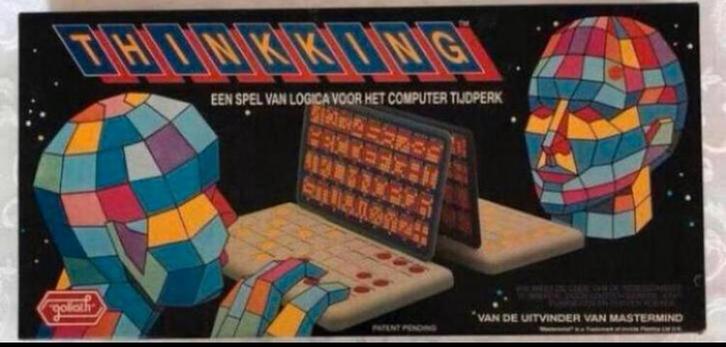 Spel Thinkking uitvinder van Mastermind, Hobby en Vrije tijd, Gezelschapsspellen | Overige, Zo goed als nieuw, Een of twee spelers