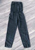 Stradivarius donkergrijze strapless jumpsuit Lyocell S M, Zwart, Ophalen of Verzenden, Zo goed als nieuw, Maat 36 (S)