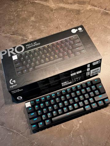 Logitech G Pro x 60 Lightspeed draadloos toetsenbord beschikbaar voor biedingen