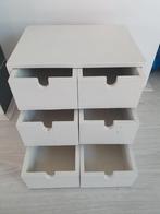 Witte Ikea Moppe kastje 29x29x21, Huis en Inrichting, 50 tot 100 cm, 5 laden of meer, Minder dan 100 cm, 25 tot 50 cm