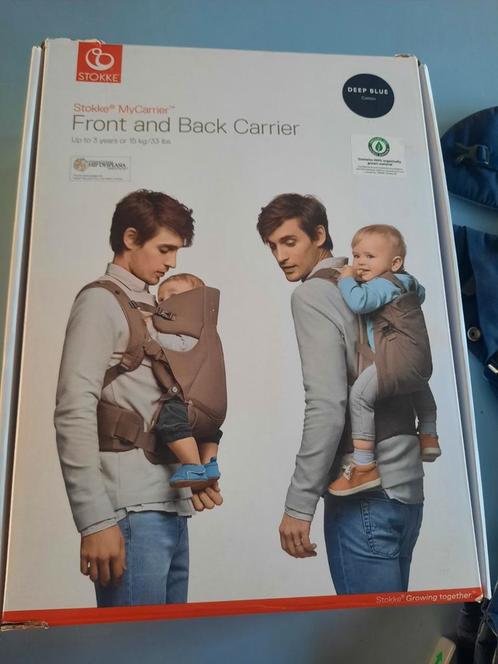 stokke , front and back carrier, Kinderen en Baby's, Babydragers en Draagdoeken, Gebruikt, Draagzak, Rug, Ophalen of Verzenden
