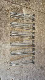 Metalen zilveren tafelpoten, 12 stuks (haarspeld, wire), Ophalen, 250 mm of meer