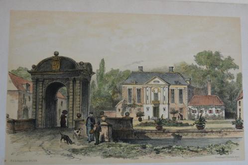 DIEPENHEIM `T Huis te Litho P.A. Schipperus J. Craandijk E45, Antiek en Kunst, Kunst | Litho's en Zeefdrukken, Verzenden