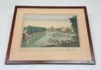 Gesigt te Rotterdam  oude Opticaprent uit ca 1765, Ophalen of Verzenden