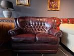 Zeer mooie Chesterfield 2 zit bank., Ophalen, Tweepersoons, Zo goed als nieuw, Rechte bank