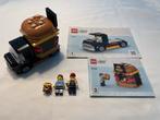 Lego town City Food & Drink Burger Truck hamburger 60404, Ophalen of Verzenden, Zo goed als nieuw, Complete set, Lego
