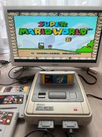 Nintendo // SNES spelcomputer inclusief games, Ophalen of Verzenden, Gebruikt, Met 2 controllers, Met games