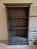 Boekenkast legkast openkast krijtverf vitrinekast met 2 deur, 25 tot 50 cm, 100 tot 150 cm, Grenenhout, 150 tot 200 cm