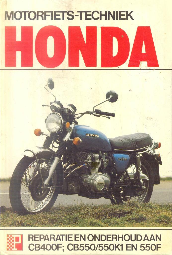 HONDA CB400F CB550 550K1 550F Reparatie en Onderhoud in Pdf, Motoren, Handleidingen en Instructieboekjes, Honda, Ophalen of Verzenden