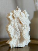 Handgemaakte kaars “Flora” sculptuur kaars koolzaadwas, Ophalen of Verzenden, Nieuw, Overige materialen, Minder dan 25 cm