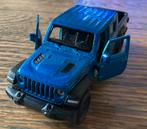 Blauwe Jeep Gladiator Welly Auto 12 cm zgan, Ophalen, Zo goed als nieuw, Auto