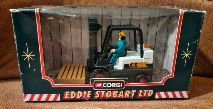 Corgi Classics limited edition forklift Eddie Stobart, Hobby en Vrije tijd, Modelauto's | 1:43, Zo goed als nieuw, Overige typen