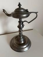 Antiek Tinnen Olielampje - Marioni 95%, Antiek en Kunst, Antiek | Tin, Ophalen of Verzenden