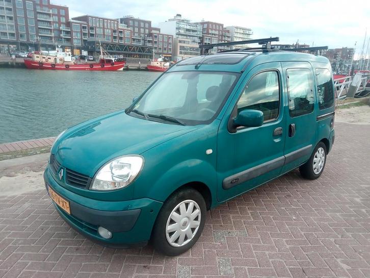 Renault kangoo 1.2 benzine met Autohome Overland daktent, Auto's, Renault, Particulier, Kangoo, ABS, Airbags, Airconditioning
