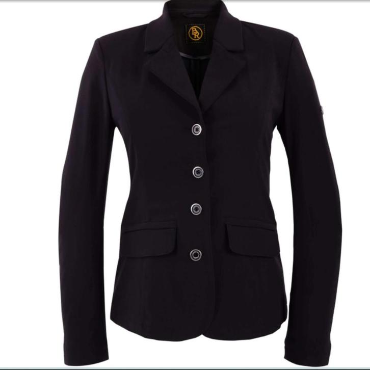 BR Rijjas Monaco Competition Dames Softshell Zwart  maat 44, Dieren en Toebehoren, Paardrijkleding, Zo goed als nieuw, Dames, Bovenkleding