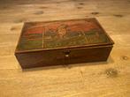 Oud zeldzaam Uiltje sigaren doos, Verzamelen, Rookartikelen, Aanstekers en Luciferdoosjes, Ophalen of Verzenden, Gebruikt, Tabaksdoos of Verpakking