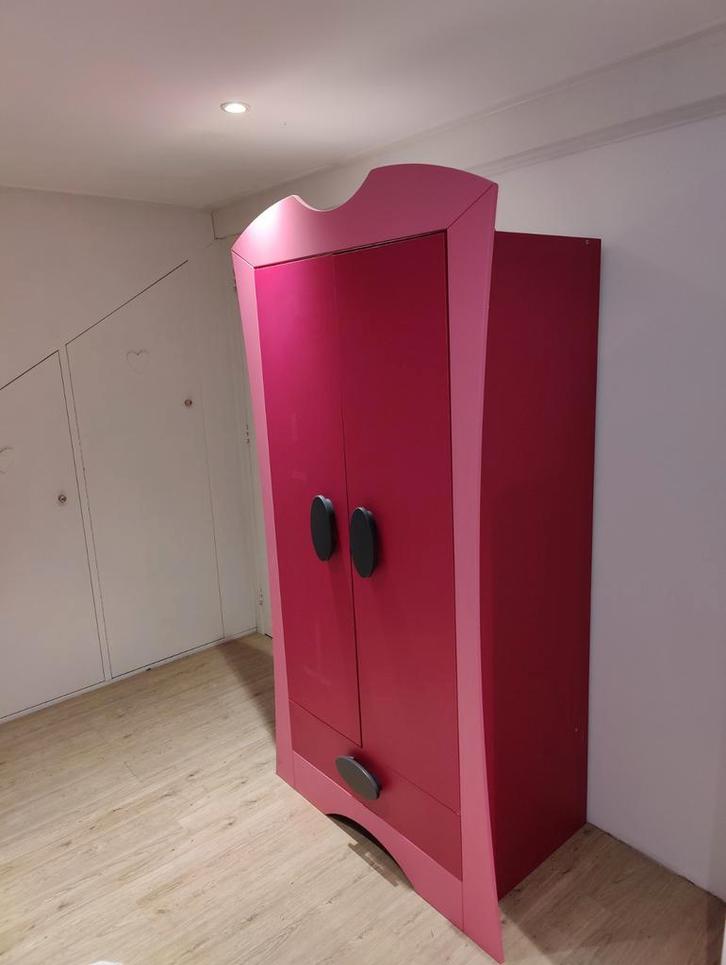 Ikea Mammut Kinderkast Roze, Kinderen en Baby's, Kinderkamer | Commodes en Kasten, Gebruikt, Kast, 105 cm of meer, 100 cm of meer