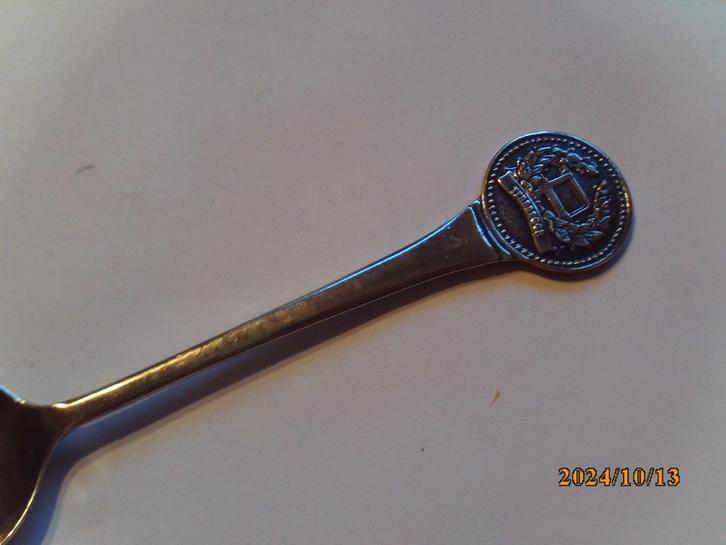 Lepeltje Terbregge lauwerkransen inzicht vierkant Rotterdam, Verzamelen, Overige Verzamelen, Gebruikt, Ophalen of Verzenden