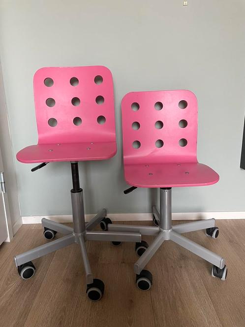 Bureaustoel Jules roze stoel voor tieners, Huis en Inrichting, Bureaustoelen, Gebruikt, Ophalen