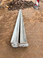 Gegalvaniseerde(staal) staanders, Doe-het-zelf en Verbouw, Metalen, Ophalen of Verzenden, Zo goed als nieuw