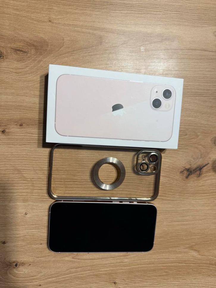 iPhone 13 128GB Roze, Telecommunicatie, Mobiele telefoons | Apple iPhone, Gebruikt, 128 GB, Zonder abonnement, Zonder simlock