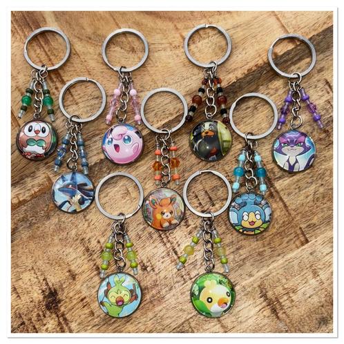 Handgemaakte Pokemon Sleutelhanger RVS, Verzamelen, Sleutelhangers, Nieuw, Overige typen, Verzenden